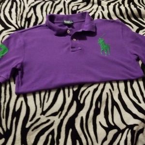 Ralph Lauren purple big horse polo